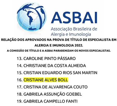 Alergia e Imunologia